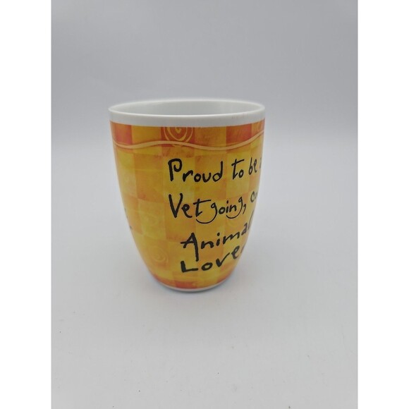 Cat Owner Animal Lover It's Only a Job Coffee Mug History Heraldry Porcelain - Picture 2 of 11